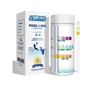 Pool and Spa Test Strips - 125 Count 3-in-1 Kit
